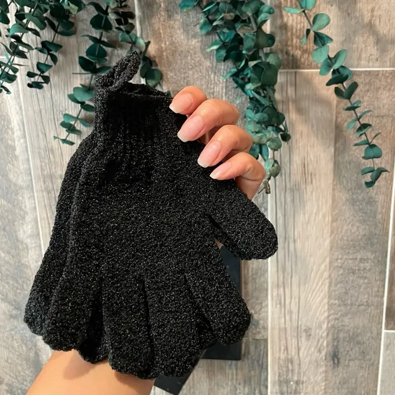Black Exfoliation Gloves Black Exfoliation Gloves