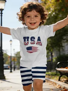 Spider-Man Costume Kids Short Sleeve Set, Boy Superhero Summer Pajamas, Cartoon Print, Casual Wear, 100% Polyester, Perfect Gift!