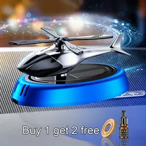 Car Air Freshener - Solar-Powered Car Decor, In-Car Air Freshener, Car Fragrance Decoration, Suitable for RVs, SUVs, Small Cars, Trucks, Valentine's Day Gift, Creative Car Accessories