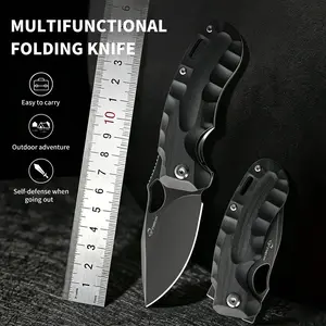 ZMRYDS Daily Utility Cutting Knife with Portable Clip, Household Kitchen Tool for Fruit Food Preparation,Kitchen knife