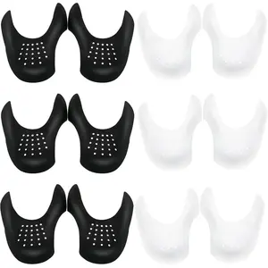 6 Pairs Crease Protectors for Air Force Shoes, Sneaker Guard, Shoes Protector Prevent Sneaker No Creases Footwear Comfort Cover Parent