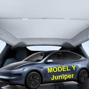 For Tesla Model 3 (2017-2026) & Model Y (2020-2026) Roof Cargo Sunshade - UV Protective Foldable Canopy with Thermal Insulation & Carry Bag