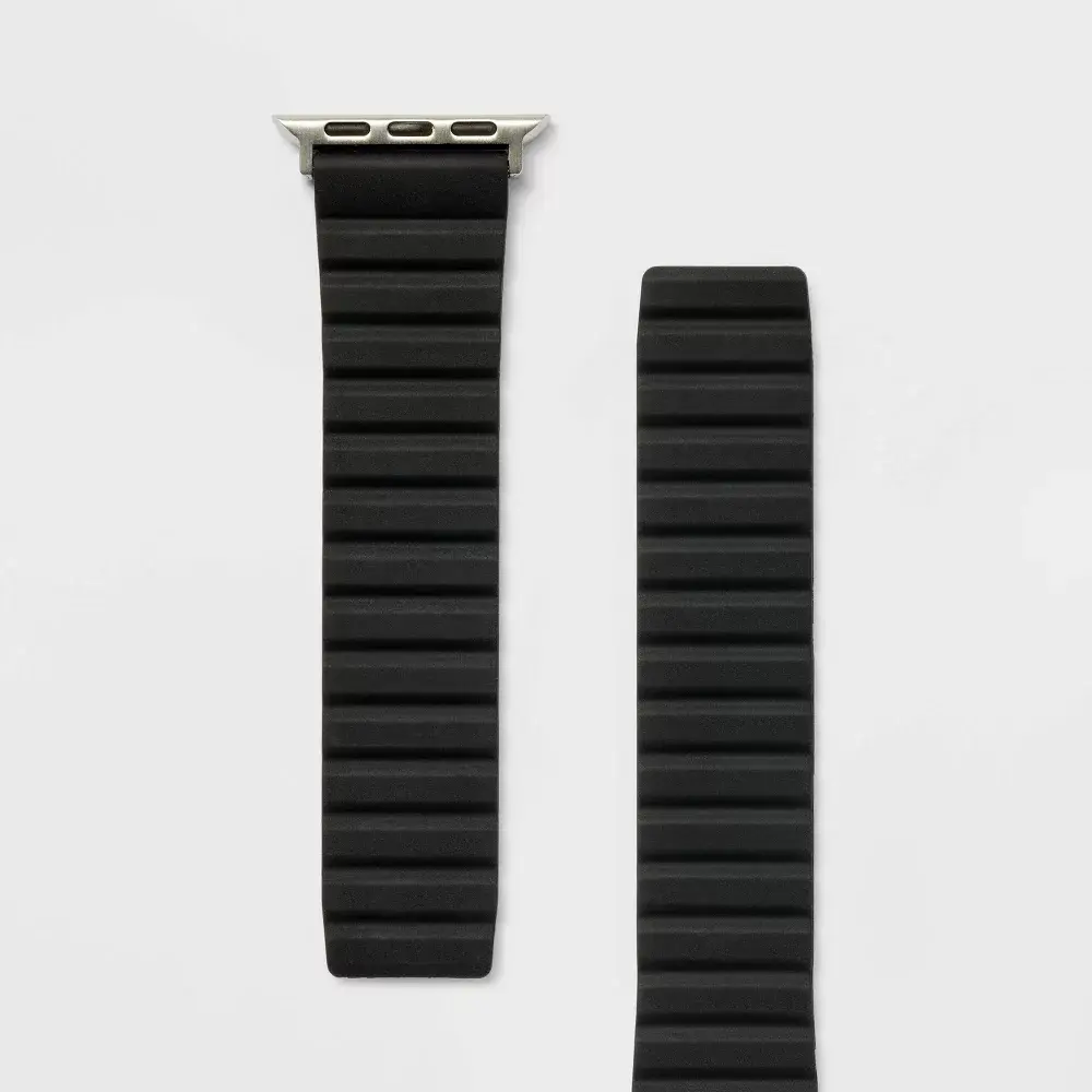 Apple Watch Magnetic Silicone Band 38/40/41mm - heyday Black Apple Watch Magnetic Silicone Band 38/40/41mm - heyday Black