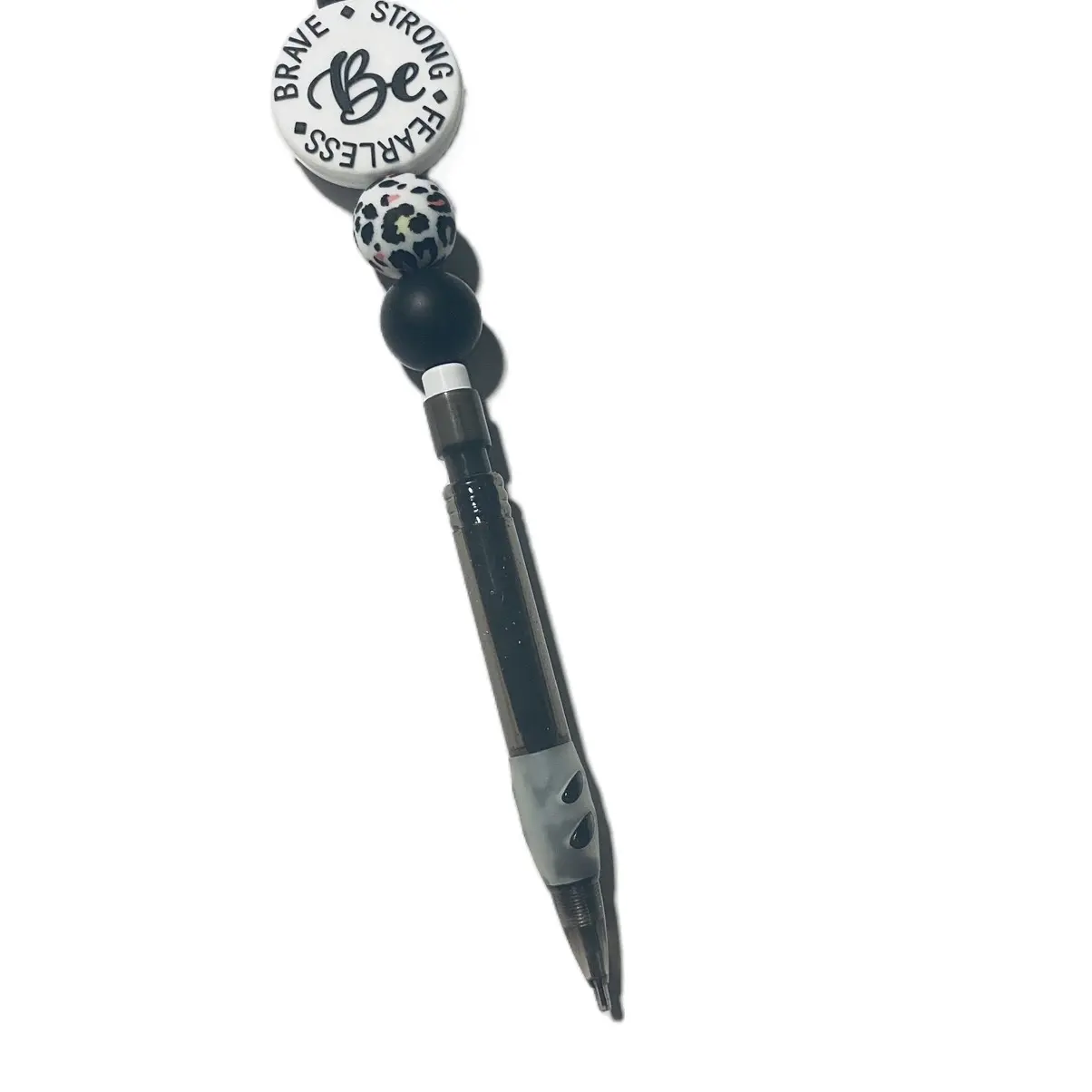 “Be Brave” beaded mechanical pencil