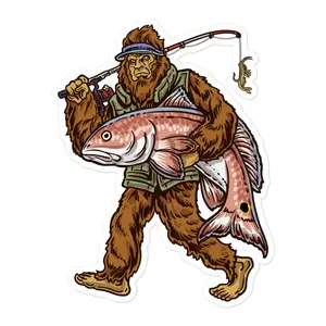 Redfish stickers , redfish decal , fishing stickers