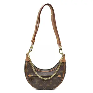 Pre-owned Louis Vuitton canvas Shoulder Bags $2540 Monogram Loop Crossbody Shoulder Bag Convertible