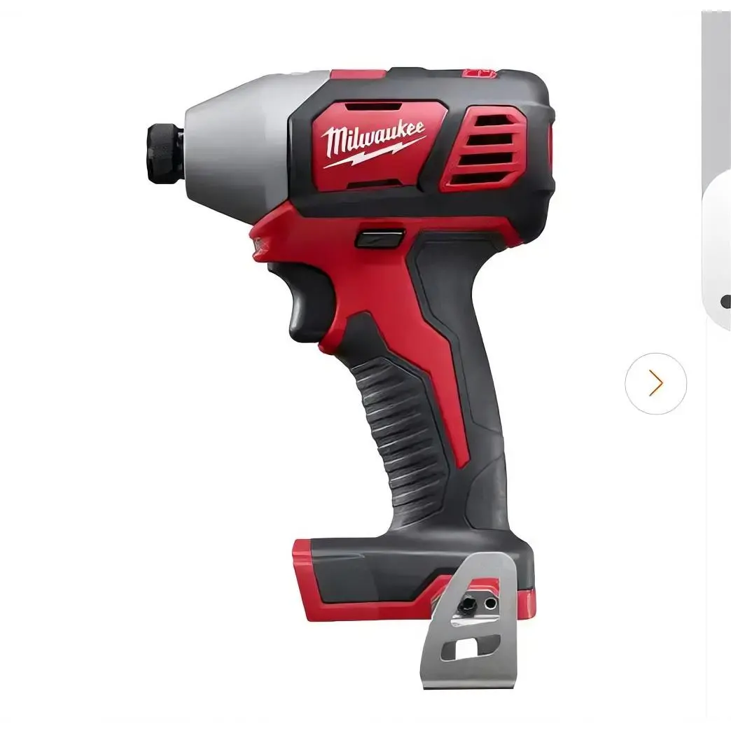Milwaukee M18 1/4 Impact Driver - Red and Black Design, Ideal for DIY Projects and Home Milwaukee M18 1/4 Impact
