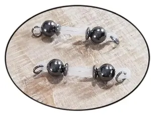 Non piercing nipple jewelry- Fake nipple barbell- b-076