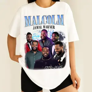 Malcolm Jamal Warner Graphic 90s T-shirt, Forever Loved Theo Rip Shirt, Heavy Unisex Cotton Tee, Women’s & Men’s Clothing Crewneck Classic