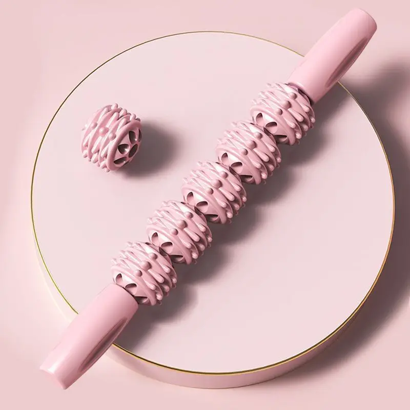 Pink 5-wheel massager