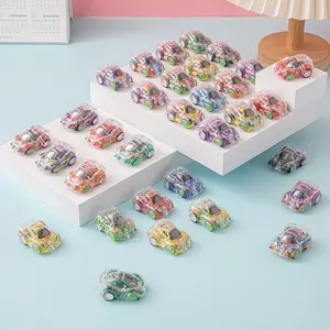 Random Mini Pull Back Cars Set, 24/36/48pcs Pull Back Racing Vehicles, Party Favors, Classroom Prizes