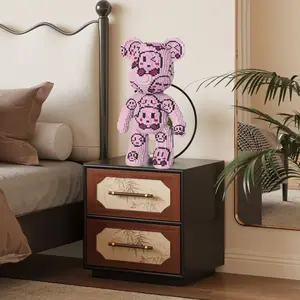 Star Card Lucky Bear 3D Puzzle Blocks Creative Decoration, Birthday Halloween Valentine Christmas Holiday Gift, Home Decor DIY Crafts