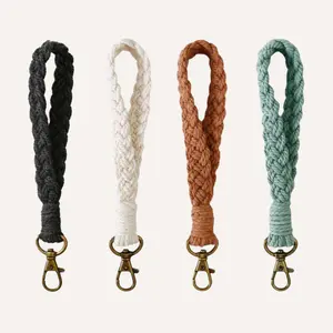 Macrame Boho Keychain