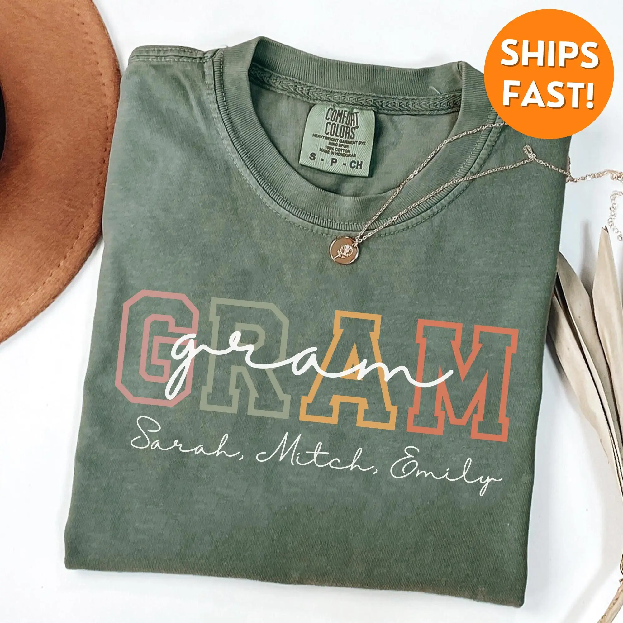 Comfort Colors Gram Shirt, Gram T Shirt, Grandma Shirt, Christmas Grandma Gift, Mothers Day, New Grandma