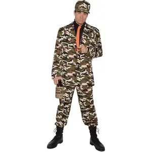 Bayou Men Camo Print Men Costume