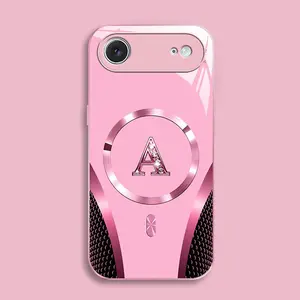 Suitable for [iPhone 17 Air] high-end MagSafe phone case，Luxury Magnetic Case Shockproof Protective Cover Choose from all 26 letters with Magsafe Support 952