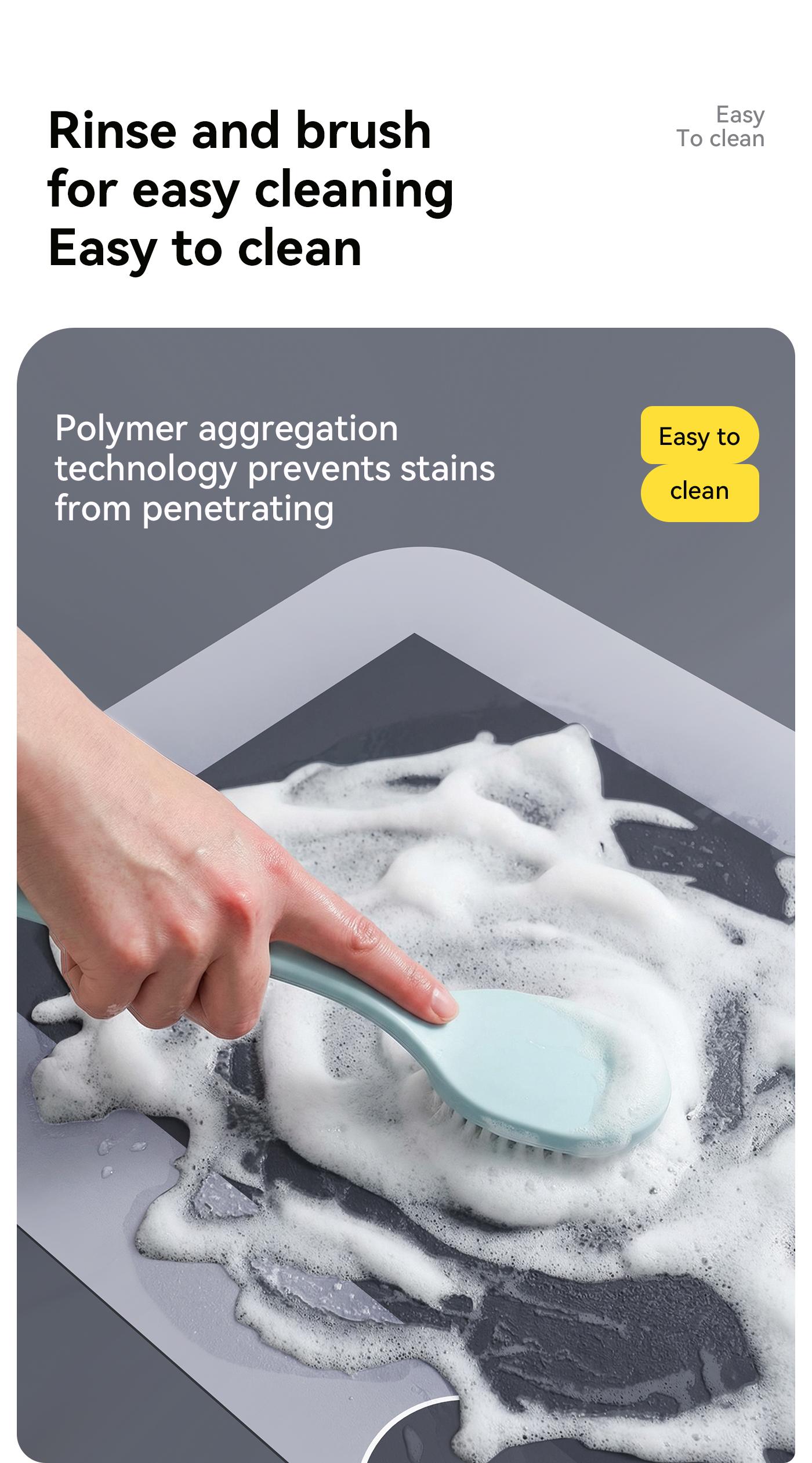 Bathroom Mat Premium Quick-Dry-Ultra-Absorbent Thin Diatomite Bath Mat-Rubber Backing Thin Non-Slip, Machine Washable, and Mildew-Resistant Rug for Shower, Kitchen, Laundry Room,and More with Geometric Design and Easy Cleaning last-minute  Holiday Haul