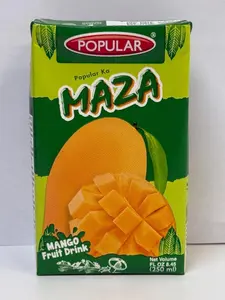 Maza Mango Juice Drink 250ml-Tropical Flavor Rich & Refreshing Beverage Packof 2