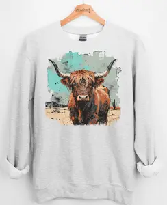 Highland Cow Graphic Top