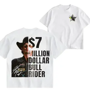 JB Mauney T-Shirt, Vintage Bull Rider Shirt, Retro Rodeo Cowboy Tee, Gift For Him, Gift For Her, JB Mauney Merch 2 sided TShirt, Western Outfit