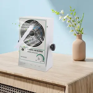 Ionizing Air Blower Fan Ion Anti-Static Elimination Discharge ESD Blower Fan 110V Ionizer Desktop Eliminator Power Tool