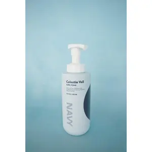 NAVY Hair Care Celestia Curl Foam – Lightweight Alcohol-Free Styling Foam for Defined, Frizz-Free Curls