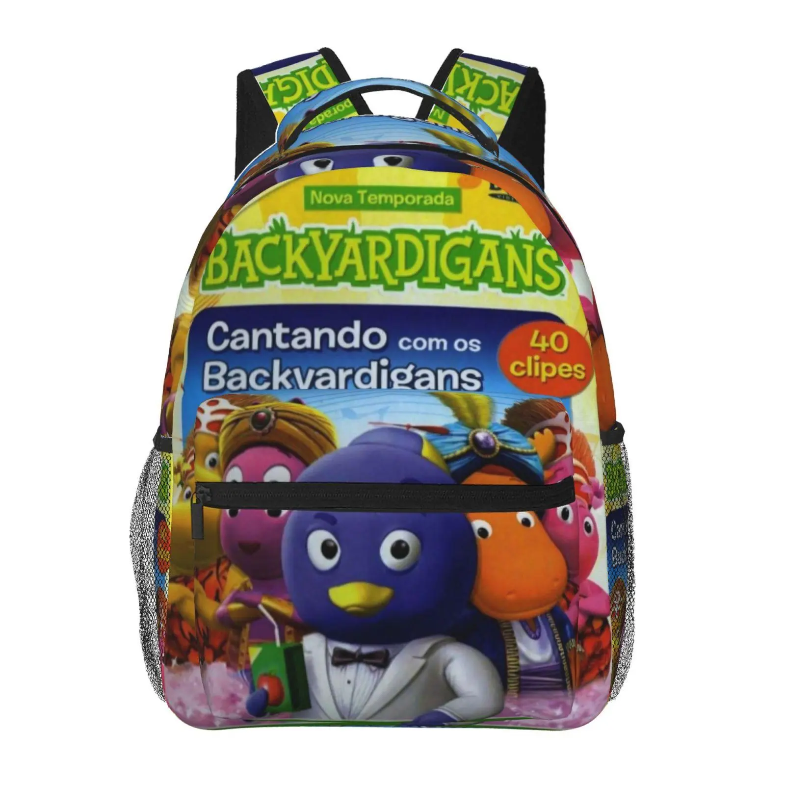 Castaways The Backyardigans backpacks for school — large capacity, exquisite print; The Backyardigans laptop daypack for campus and daily commutes; durable casual backpack; The Backyardigans bookbag gift for teens and students