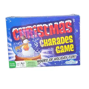 Christmas Charades Game Hours of Holiday Family Fun Ages 8+ Party Game Sealed
