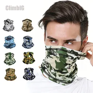 3 Pcs/4 Pcs Unisex Men Women Camo UPF 50+ UV Protection Cooling Neck Gaiter | SunSafeTok OutdoorTok CyclingTok Breathable Bandana Face Scarf Mask | for Hiking Fishing Cycling Camping Summer Outdoor Activities