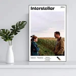 INTERSTELLAR Movie Poster, Interstellar Poster Print, Interstellar Wall Decor, Interstellar Print, Vintage Retro Art Print