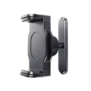 Magnetic Phone Holder Mount with 360° Adjustable Design for Gym Equipment and Golf Carts, Heavy-Duty Metal Base Phone Holder, Compatible with All Smartphones