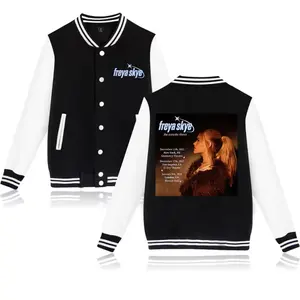 Freya Skye Stars Align Tour 2026 Baseball Jacket Women Men Bomber Jacket, Unisex Baseball Jacket, Varsity Style Sport Coat, Casual Street Fashion