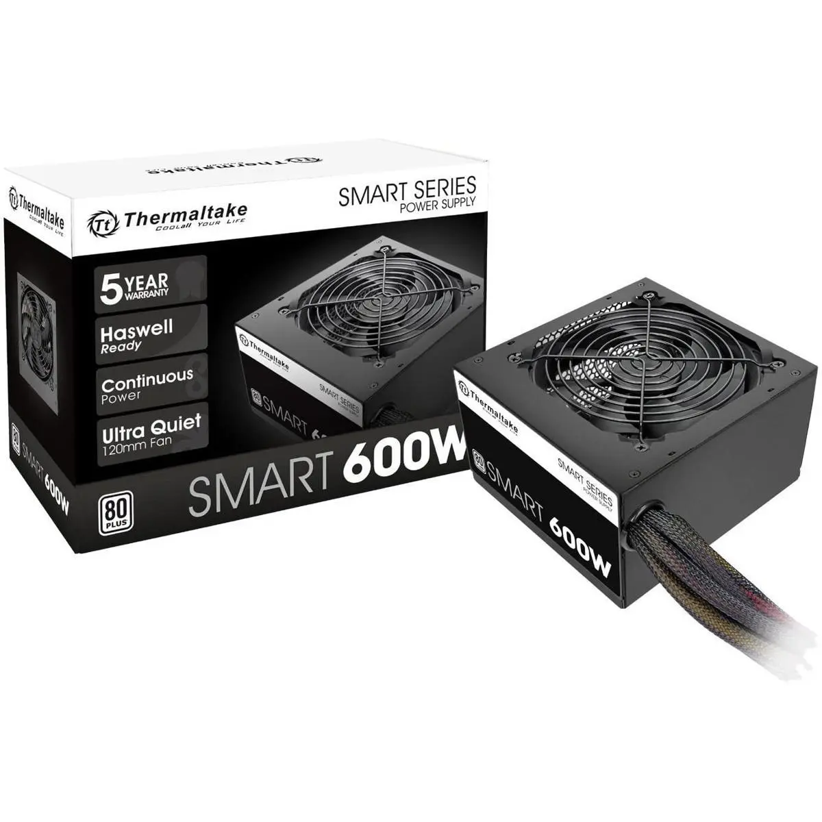 Thermaltake Smart 600W 80 Plus Standard Power Supply Unit