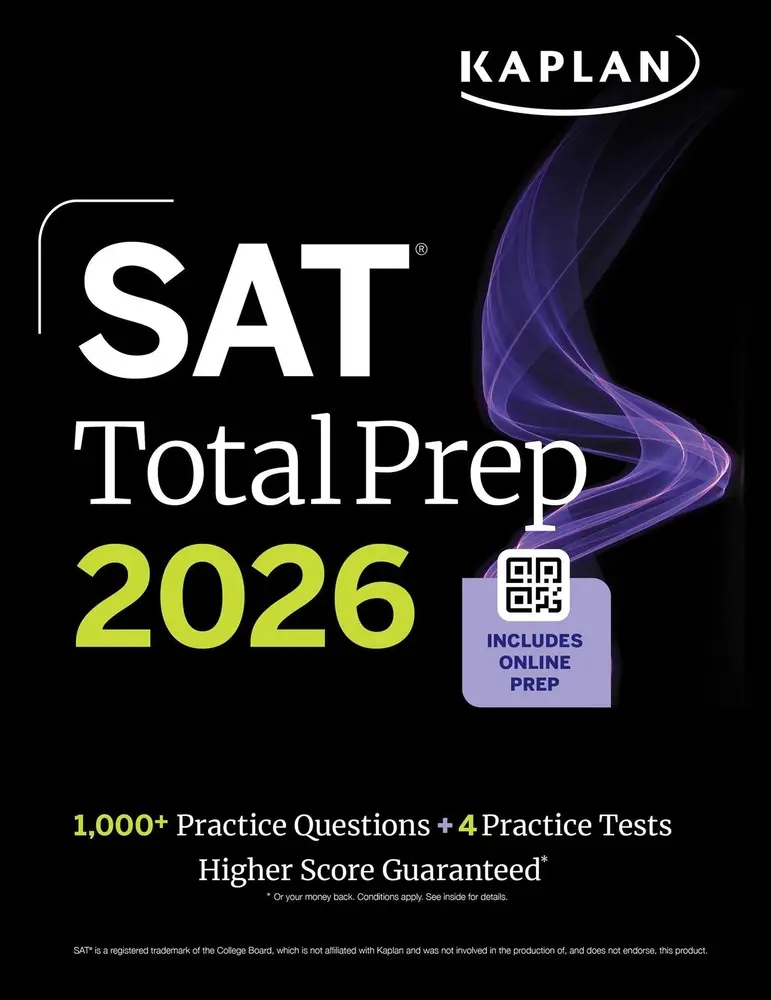 USED-SAT Total Prep 2026: Includes 4 Full Length Practice Tests, 1,100+ Practice Questions + 1 Year Access to Online Quizzes and Video Lessons and Tutorial by Kaplan Test Prep (Paperback)