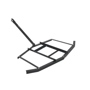 VEVOR Drag Harrow, 66 Width Tow Behind Drag Harrow, Q235 Steel Driveway Grader with Adjustable Bars Hitch, Support up to 50 lbs, Tractor Driveway Harrow for ATVs, UTVs, Garden Lawn Tractors