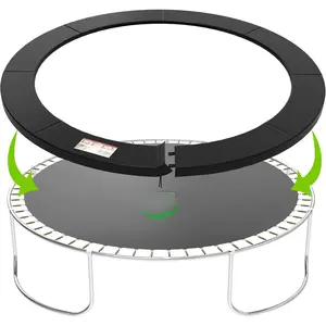 Trampoline Pad, 10FT 12FT 14FT Trampoline Replacement Safety Pad, Universal Trampoline Pads, Spring Cover, ,  Resistant, Round Arch Trampoline Parts for