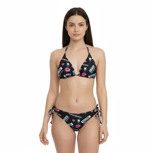 THIGHBRUSH® SWIM - S.W.A.K. - Women's Bikini Separates - Black