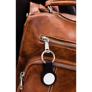 bowie silicone airtag keychain