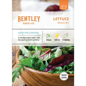 Lettuce, Mesclun Mix Seed Packets