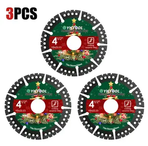 3PC Glass Cutting Disc for Angle Grinder, Diamond Saw Blade, Tile Cutter Blade for Cutting Marble Glass Tile Jade Crystal