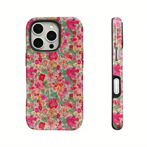 This Beautifully Designed Flower Pattern Protective Case Is A Durable 2-in-1 Device,phone Case Suitable for Iphone 11/12/13/14/15/16/17 Pro Promax Plus Air and Samsung. It's A Perfect Gift for Valentine's Day, Easter, Weddings, and Birthdays.