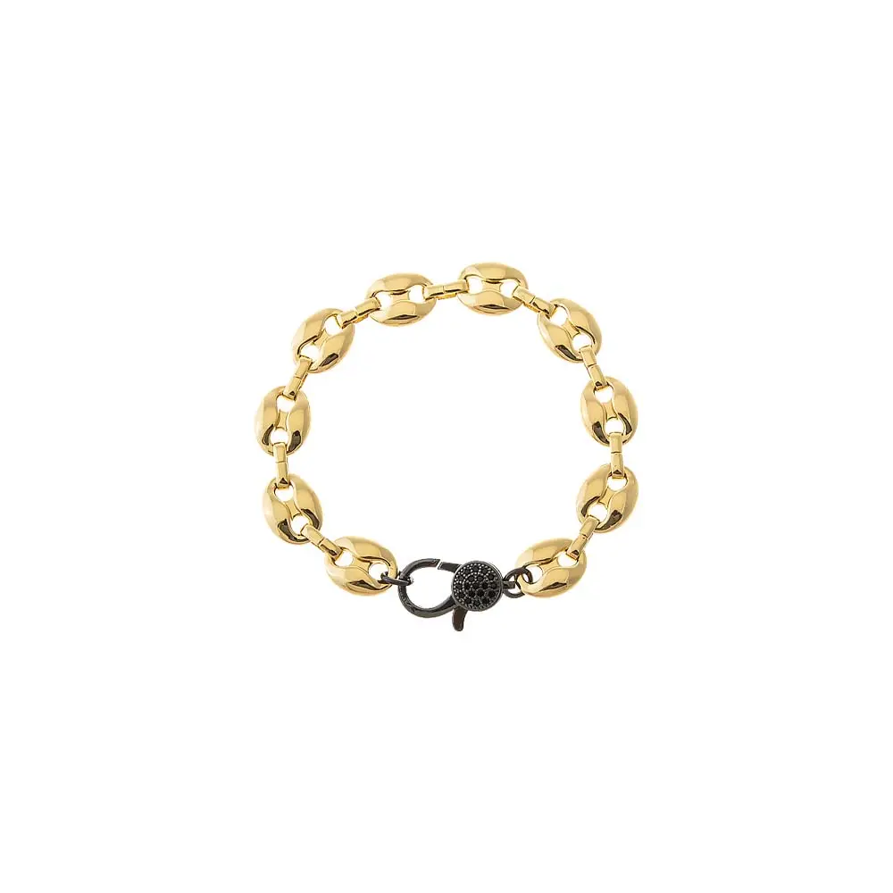 Noir Mariner Pave Toggle Bracelet