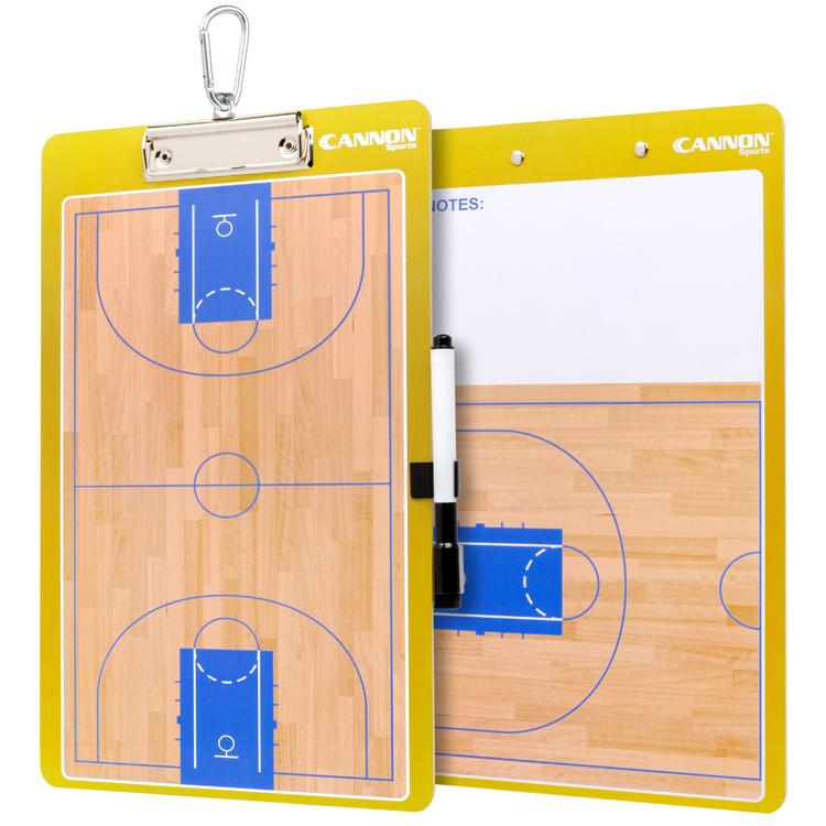 Cannon Sports Dry Erase Coaches Board with Marker - Double-Sided Dry Erase Coaching Board for Baseball, Basketball, Football, Soccer, and Hockey - Perfect for Practices and Games