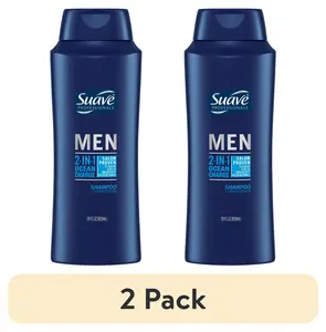 (2 Pack) Suave Men 2-In-1 Ocean Charge Shampoo and Conditioner 28 Fl Oz Unilever