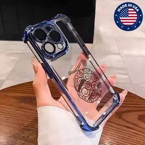 ONE PIECE D. Luffy Devil Fruits Aesthetic Design Pattern Casing For iphone 16 15 14 13 12 Plus Pro Max Flaunt Mobile Phone Case TPU Drop Protection Shockproof Protector Vintage unique Fashion Trend Anti-scratch Stylish Smartphone Cover