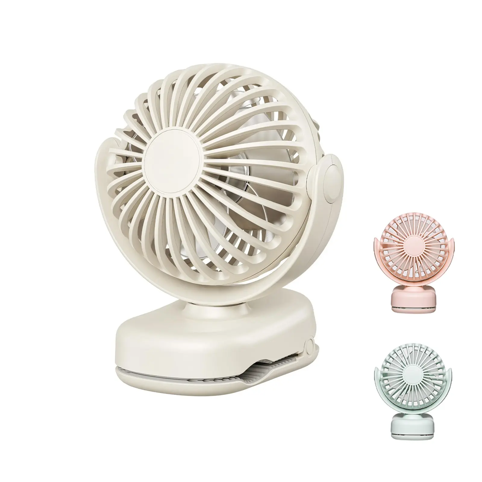 Mini Portable USB Fan with Magnetic Clip, Rechargeable 3-Speed, 0-8-Hour Runtime, 0.24 lb Ultra Light, Safe Gaps, Energy-Saving Cooling, USB Port, Stroller Carrier Compatible, Baby Essentials, Boys Registry Gifts
