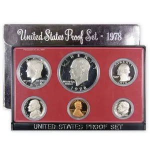 1978-S US Mint Proof Set 6 Coin Set OGP Original Government Packaging