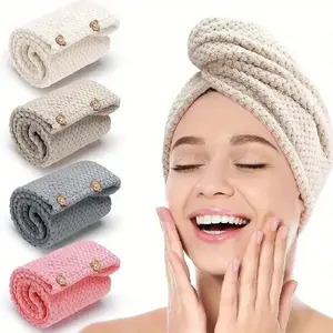 [1/3 Pack Microfiber Towels] Quick-Dry Microfiber 1/3 Pack Women's Towels Soft Absorbent Towel | 300GSM Super Absorbent, Coral Fleece, Comfortable Blow-Dry Towel, Ideal Bathroom Accessory, Daily Hair Care Gift, Knitted Polyester Fiber, Unscented