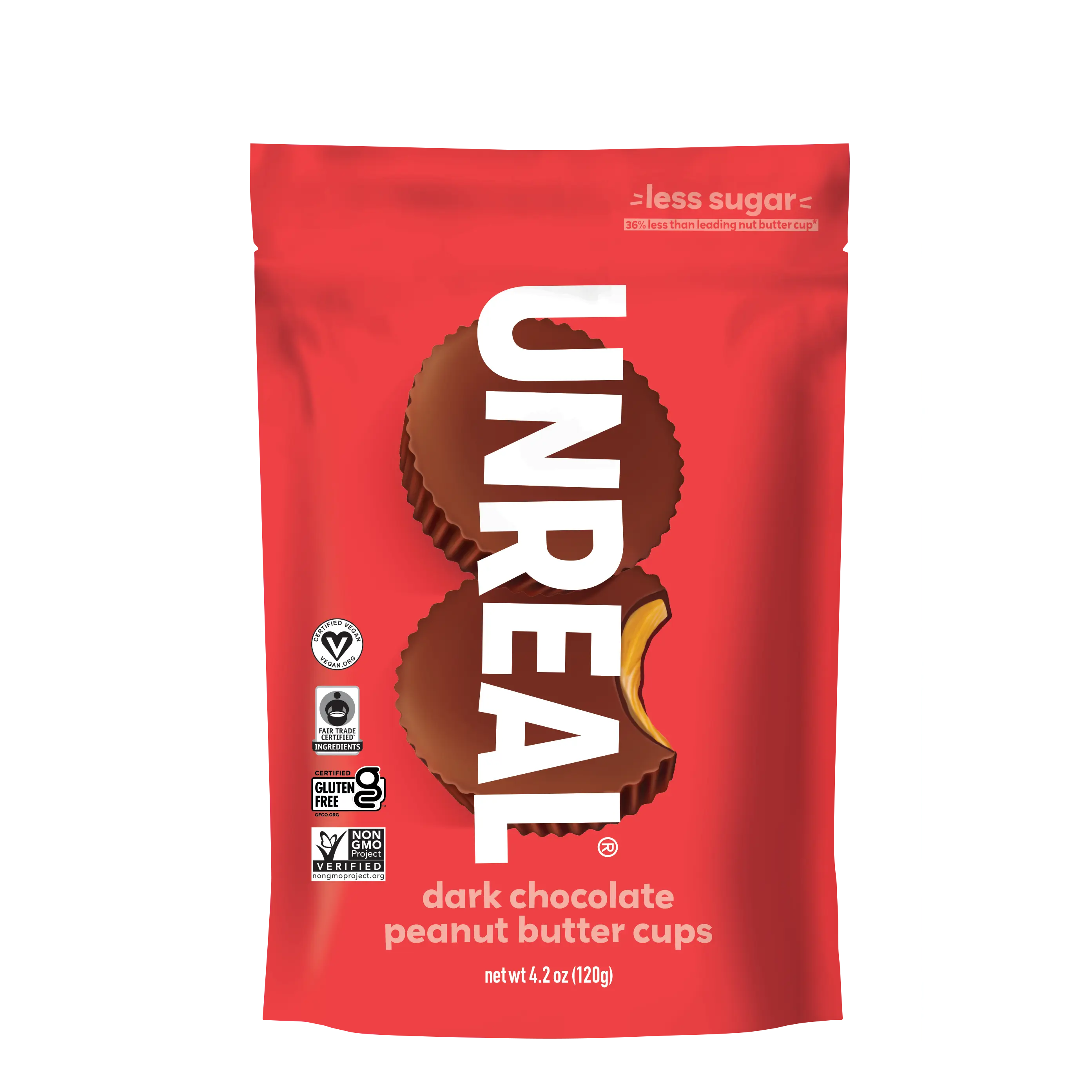 Dark chocolate peanut butter cups - 6 everyday bags (8 cups per bag)