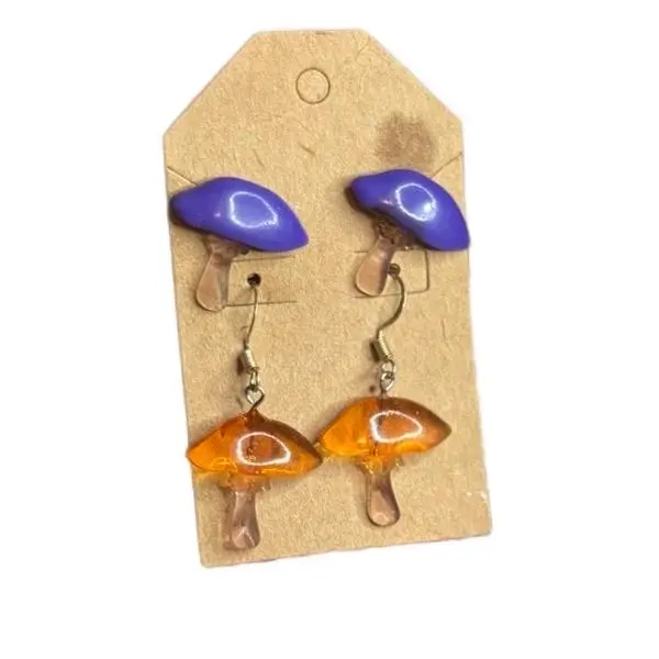 Handmade resin earrings